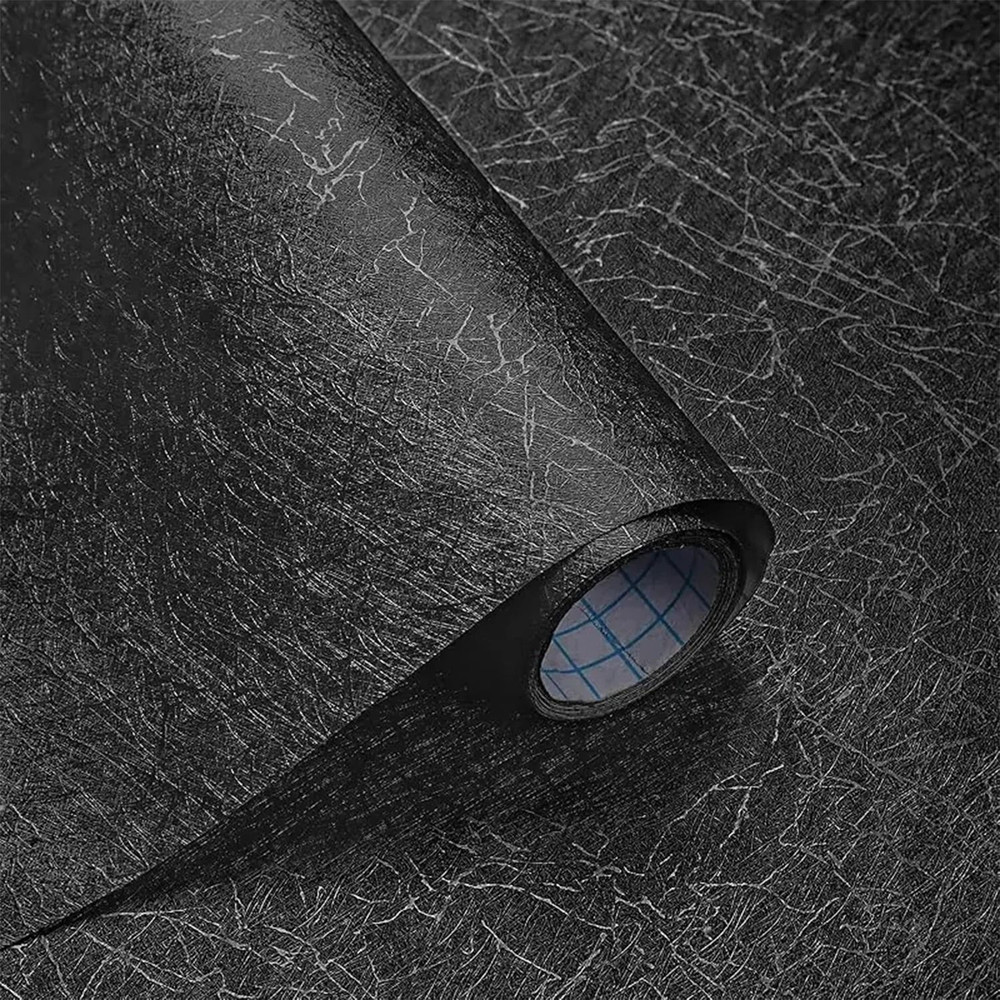 Elegant Waterproof Self Adhesive Black Wallpaper For Home And Office Decor 5