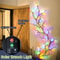 Solar Powered Willow Vine String Lights With 96 LEDs 2