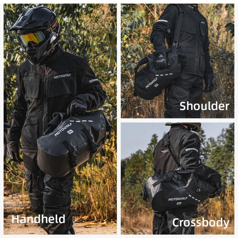 Waterproof Motorcycle Saddle And Pannier Bag With Large Capacity Storage 4