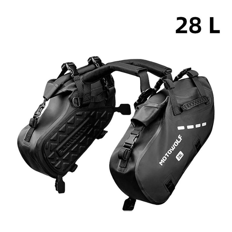 Waterproof Motorcycle Saddle And Pannier Bag With Large Capacity Storage 8