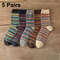 Cozy Winter Wool Socks For Men And Women 5 Pairs Set 0