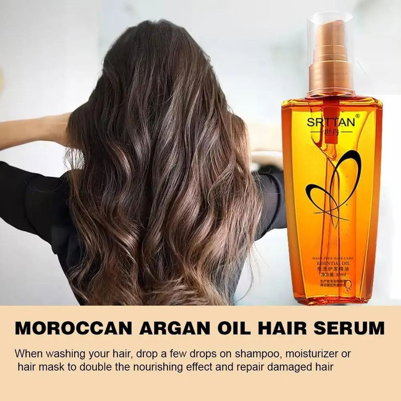Lightweight Argan Oil Hair Serum For Shine And Repair 1