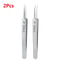 Precision Stainless Steel Blackhead And Acne Removal Tweezers 12