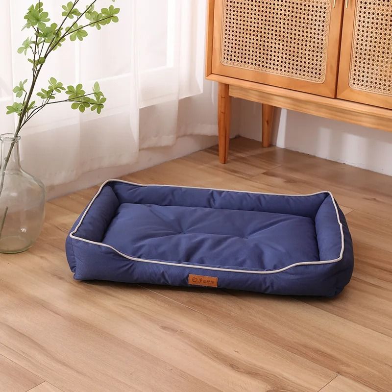 Waterproof Oxford Pet Bed With Thick Cotton Filling For All Seasons 9