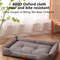 Waterproof Oxford Pet Bed With Thick Cotton Filling For All Seasons 1
