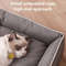 Waterproof Oxford Pet Bed With Thick Cotton Filling For All Seasons 2