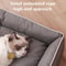Waterproof Oxford Pet Bed With Thick Cotton Filling For All Seasons 2