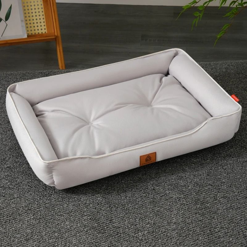 Waterproof Oxford Pet Bed With Thick Cotton Filling For All Seasons 8