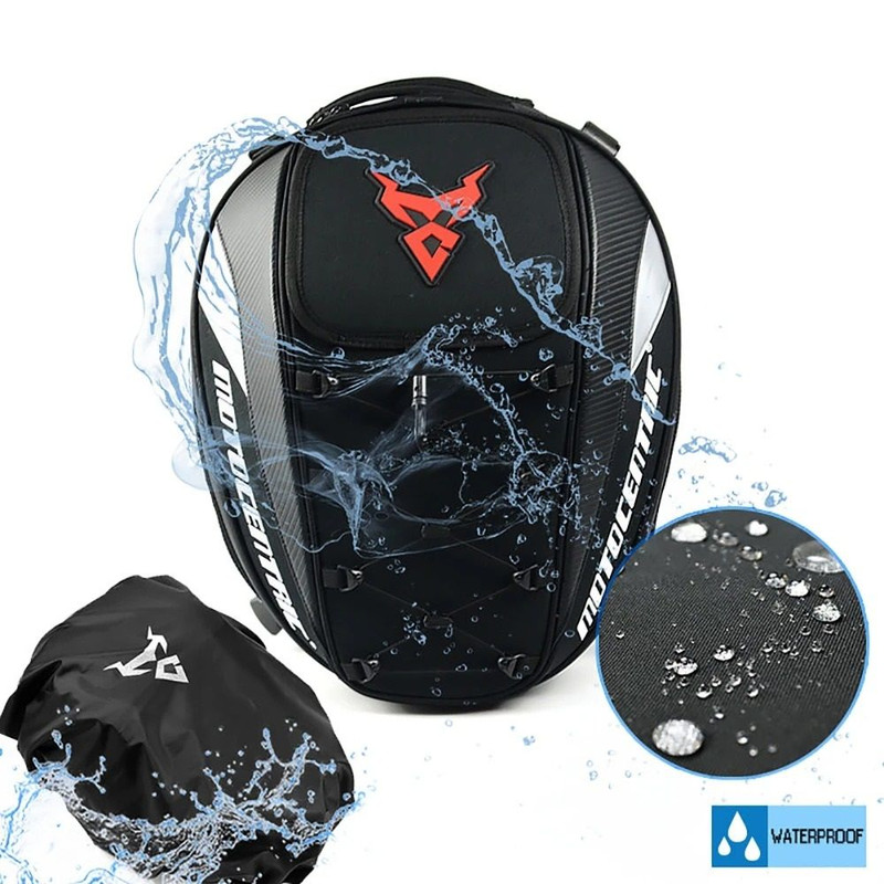 Waterproof Motorcycle Tail And Helmet Storage Bag 3