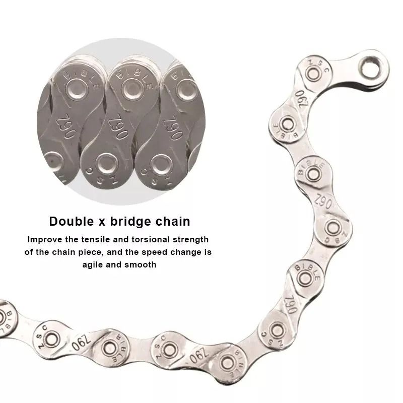 Lightweight MultiSpeed Bicycle Chain For Road And Mountain Bikes 2