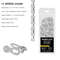 Lightweight MultiSpeed Bicycle Chain For Road And Mountain Bikes 5