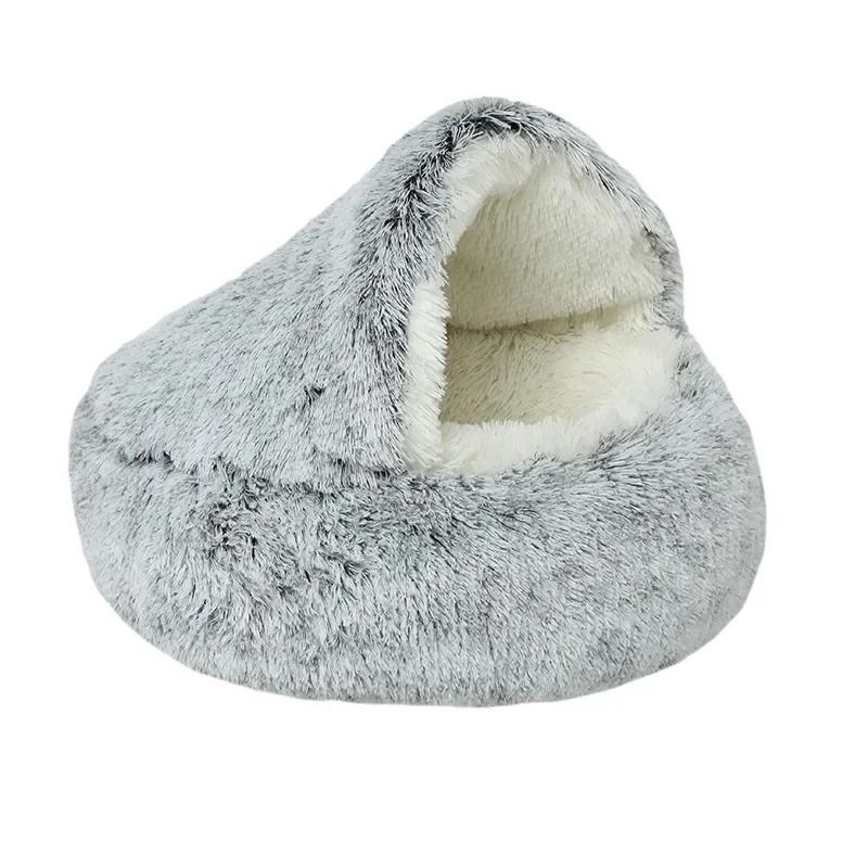 Plush Winter Pet Bed For Cats And Dogs 7