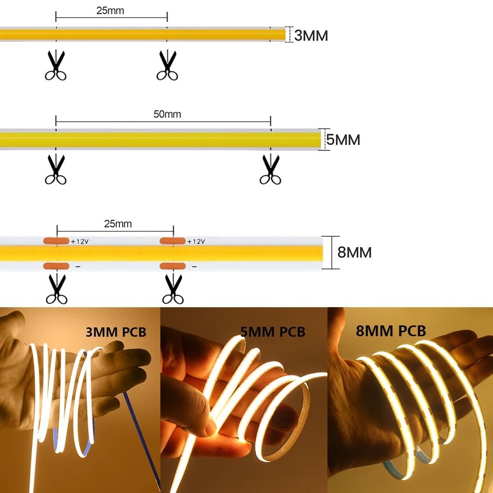 COB LED Strip Light Tape 4