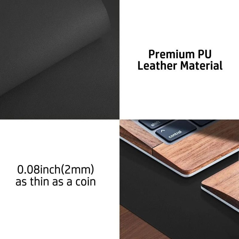 Large Waterproof PU Leather Desk Mat 3
