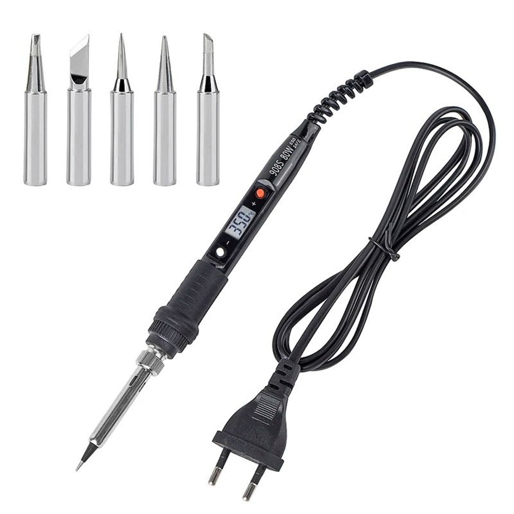 Digital Adjustable Temperature Soldering Iron With LCD Display 11