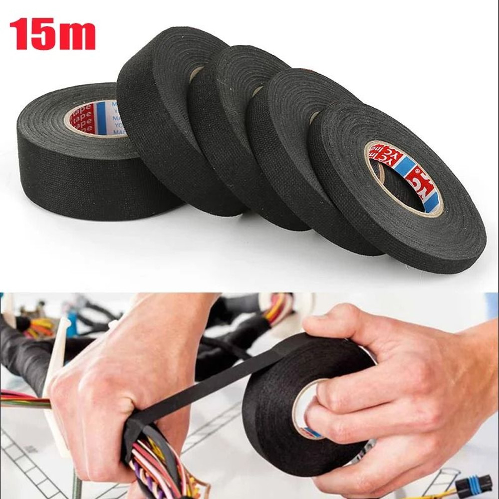 Heat Resistant Fabric Electrical Tape For Automotive And Home Wiring 0
