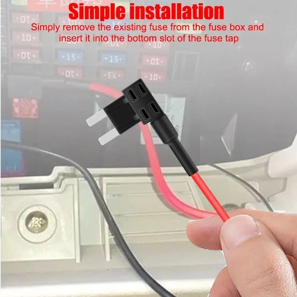 AddaCircuit Mini Blade Fuse Adapter Set For Car Fuse Box 1