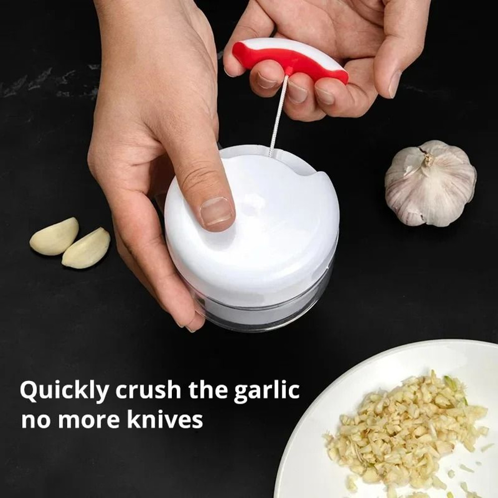 Hand Pulled Garlic Grinder And Food Chopper 2