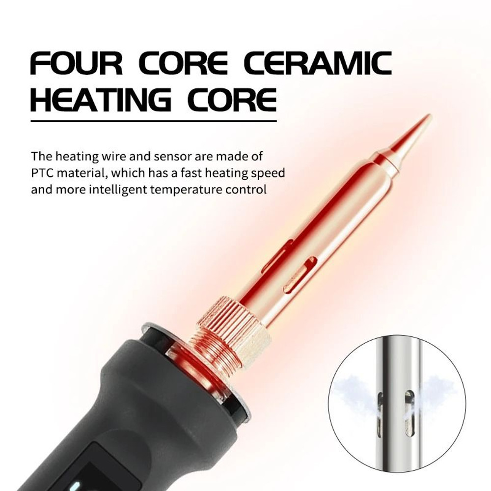 Digital Electric Soldering Iron Kit With Adjustable Temperature 3