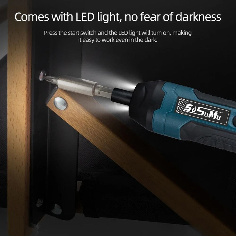 Mini Electric Screwdriver Set USB Rechargeable With Adjustable Torque 3