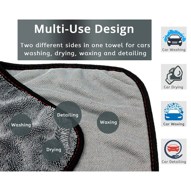 Soft Microfiber Car Wash And Drying Towel 2