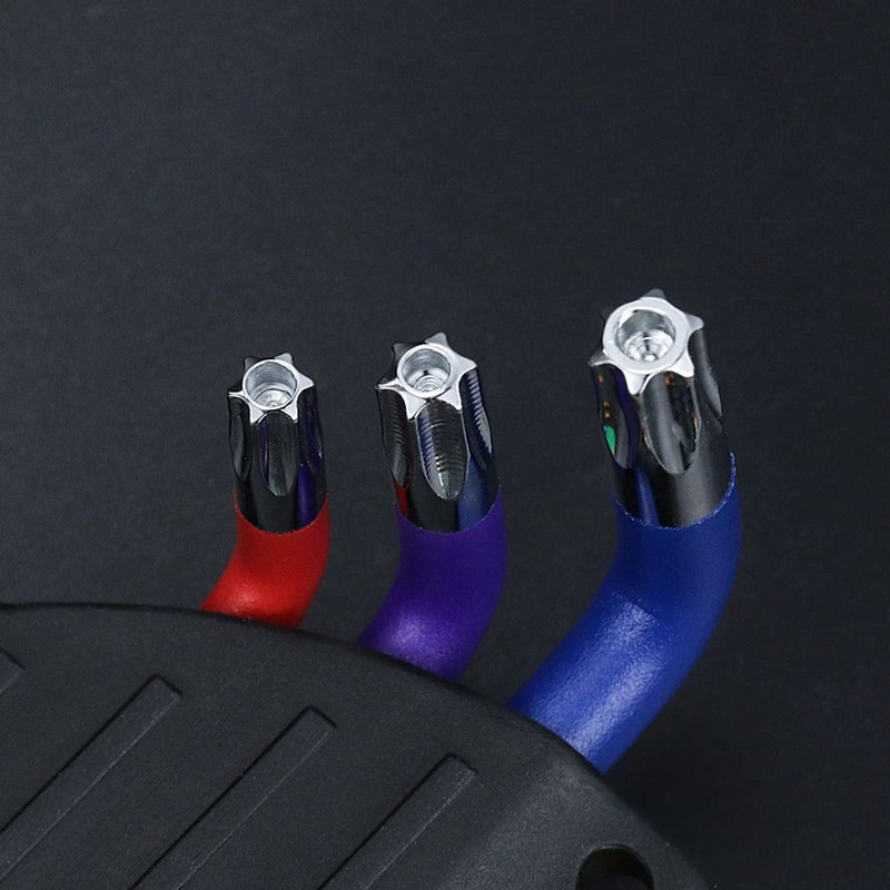 Hex Key Wrench Set With Long And Short Arm Options 3