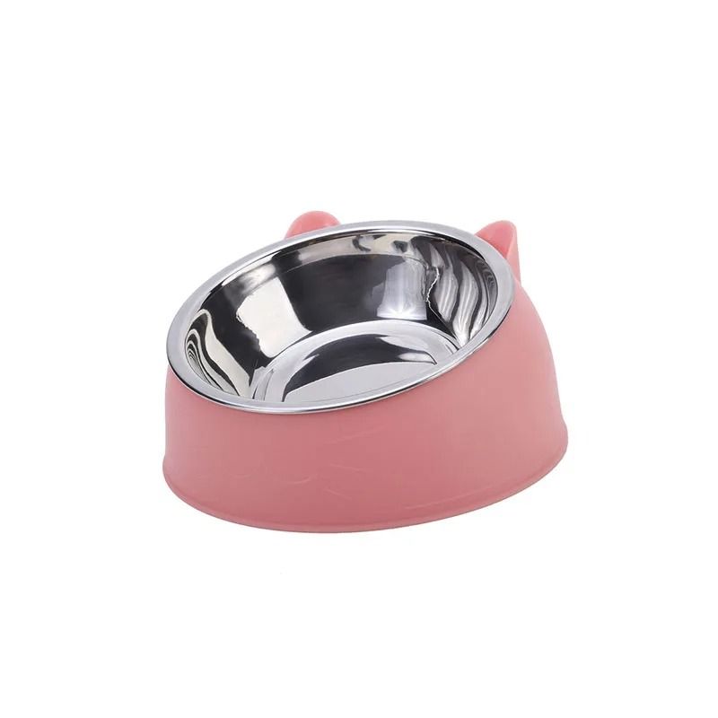 Tilted Non Slip Pet Feeding Bowl 4
