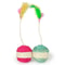 Natural Fiber Cat Play Ball With Feather Teaser 4