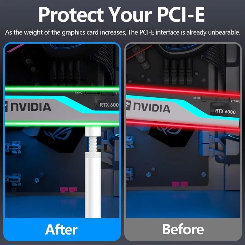 Aluminum Graphics Card Support Bracket 2