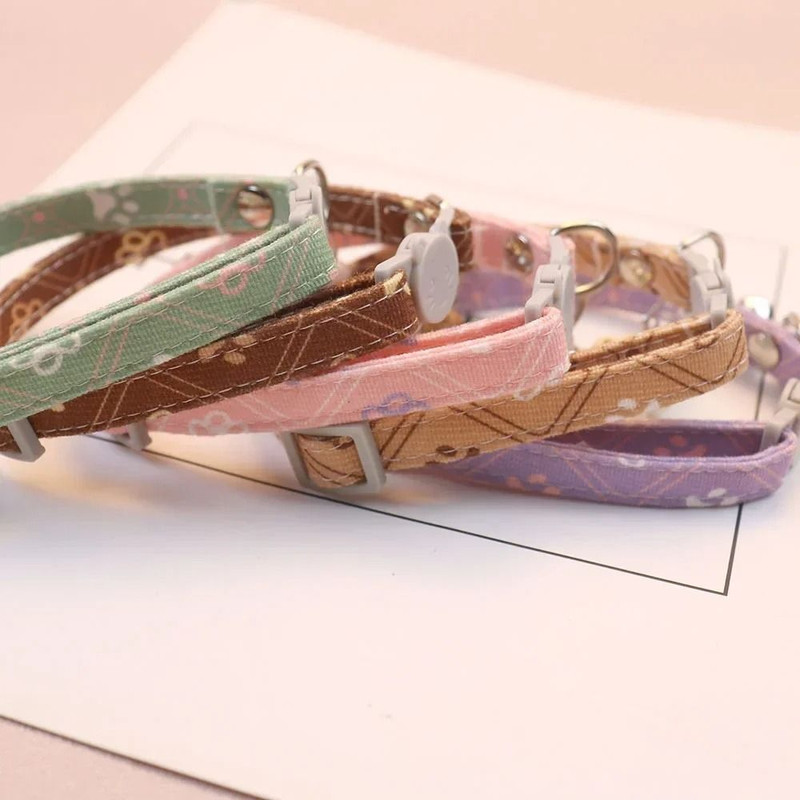 Adjustable Pet Collar With Bell For Small Dogs And Cats 2