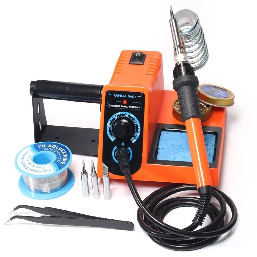 Digital Adjustable Soldering Station Kit With Helping Hands 2
