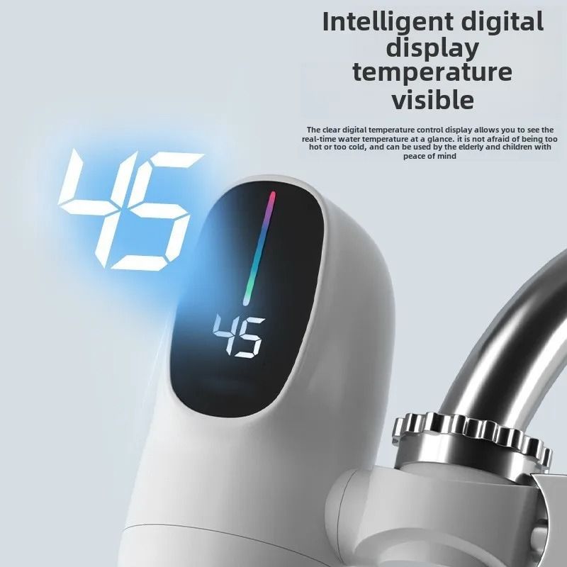 Instant Electric Hot Water Faucet With Temperature Display 1