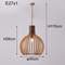 Handmade Rattan Bamboo Ceiling Lamp 4