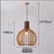 Handmade Rattan Bamboo Ceiling Lamp 5