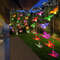 Butterfly Solar Wind Chime With Color Changing Lights 3