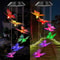 Butterfly Solar Wind Chime With Color Changing Lights 5