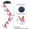 Butterfly Solar Wind Chime With Color Changing Lights 6