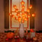 LED Red Maple Leaf Branch String Lights 5