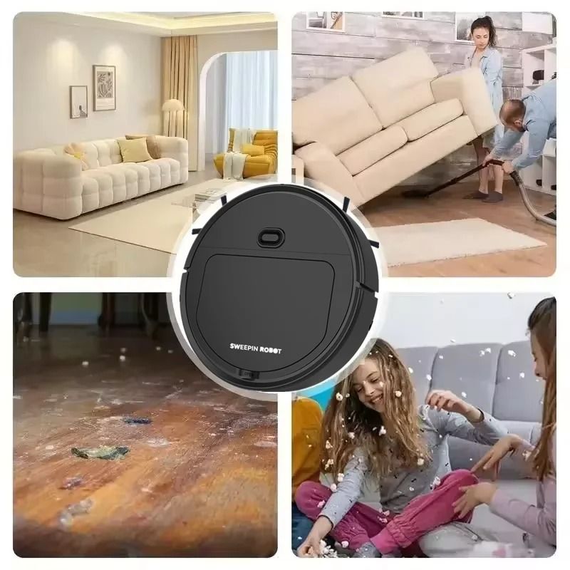 Smart Robot Vacuum Cleaner With 3 In 1 Cleaning Function For Effortless Home Maintenance 3