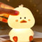 Smart Duck Silicone Rechargeable LED Night Light For Bedroom Decor 5