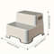 Portable Step Stool For Bathroom With Two Step Design 2