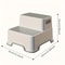 Portable Step Stool For Bathroom With Two Step Design 2