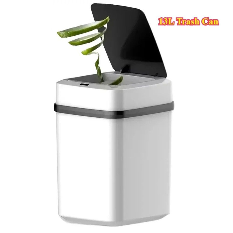 Smart Touch Kitchen Trash Can 13L With Automatic Lid 1
