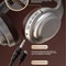 Metal Design Wireless Bluetooth Headphones HiFi Stereo Headset 3