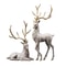 Luxury Resin Deer Statue For Modern Home Decoration 3