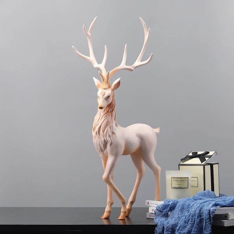 Luxury Resin Deer Statue For Modern Home Decoration 8