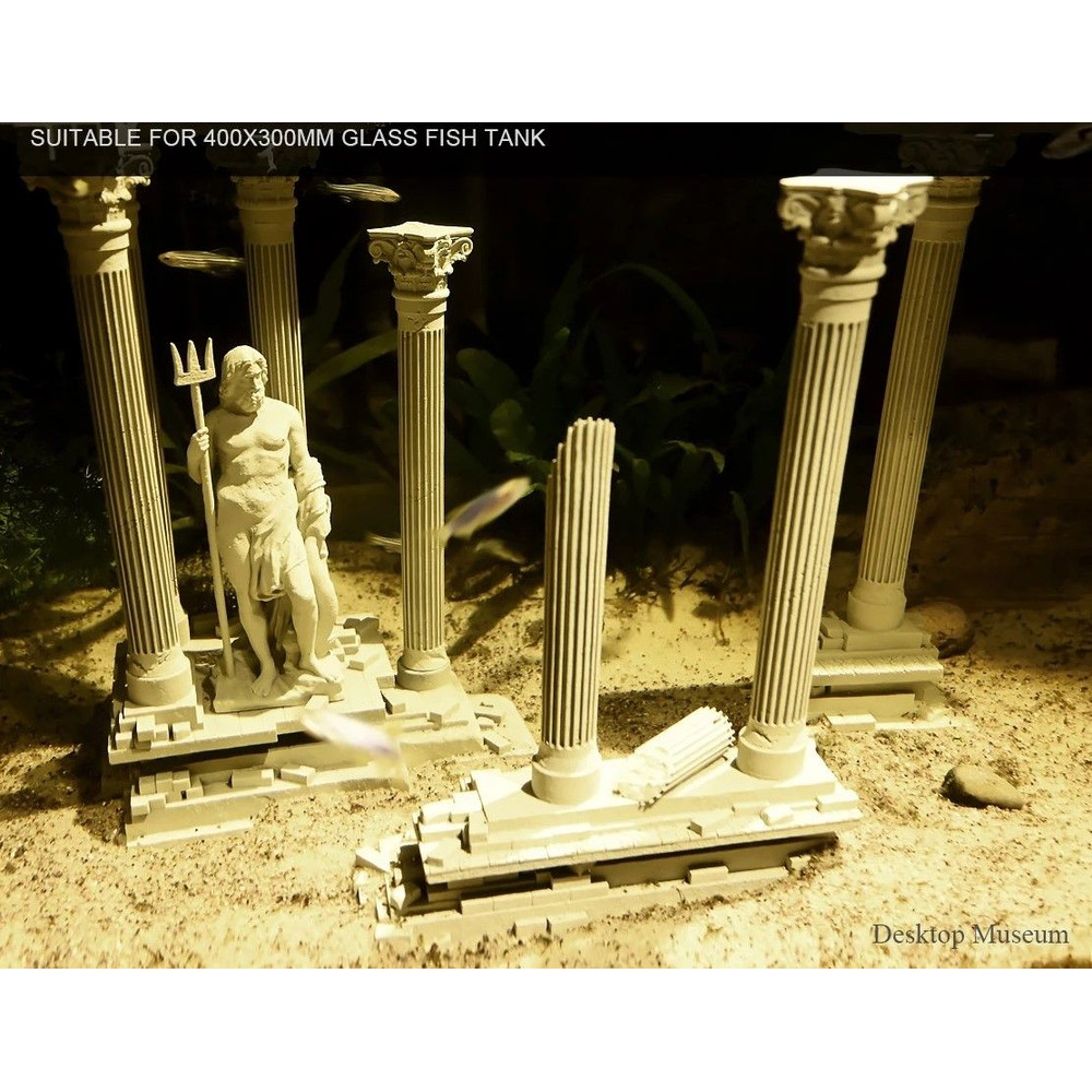 Roman Column Aquarium Ornament For Fish Tank Decoration 2