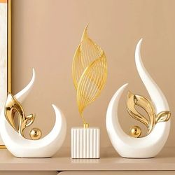 ceramic sculpture for home decoration nordic style luxury figurine