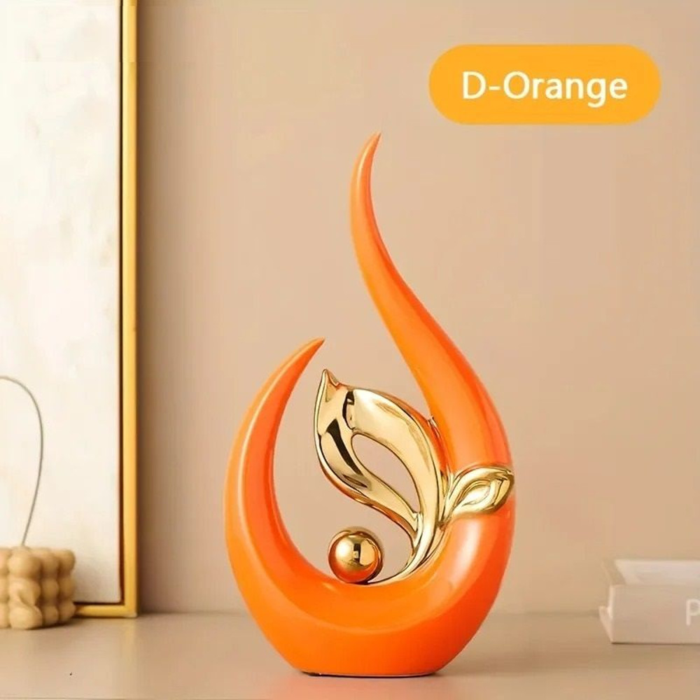 Ceramic Sculpture For Home Decoration Nordic Style Luxury Figurine 11