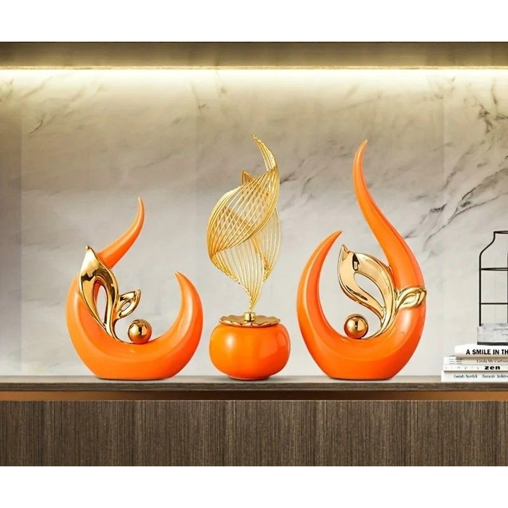 Ceramic Sculpture For Home Decoration Nordic Style Luxury Figurine 1